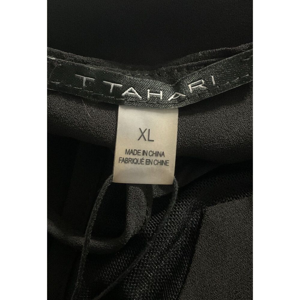 Tahari Black Cami Mesh Lined Tank Size XL - Picture 10 of 13
